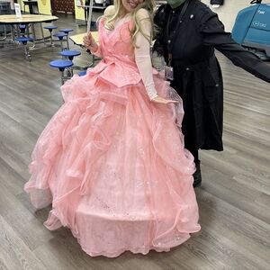 Glinda Cosplay Bubble Dress Ball Gown Size M